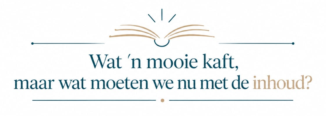 Wat een mooie kaft